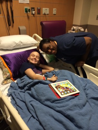 Kylie with her friend Ms. Nicki