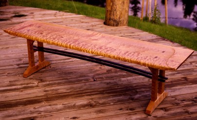 Curly_maple_bench